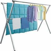 AUGMIRR clothes drying rack outdoor 82in for balcony use, sturdy and weather-ready.