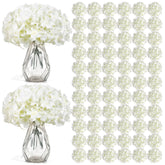 Auihiay ivory hydrangea heads for elegant centerpieces