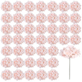 Auihiay pink hydrangea head close-up for wedding centerpieces