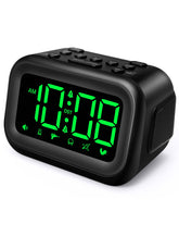 AuroraCalm alarm clock display with bold digits for quick time checks.