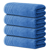 Avalon Towels bath towel set 4-pack, 30x60 inches, plush and quick-dry for daily use.