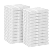 Avalon Towels salon towel white 16x27, ideal for spa use and hair drying.
