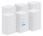 Avalon Towels washcloth bulk pack 60 - soft 100% cotton texture for daily cleansing