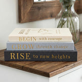 AVIDA hollow-book box closeup shows hidden storage and premium finish.