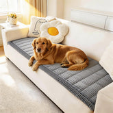 Awjcsv dogs-washable couch cover protects sofas and cleans after playful sessions.