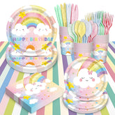AWLZJZQA rainbow plates 9 inch showcase vibrant color for easy party serving.
