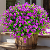 AXYLEX outdoor 12-bundle artificial flowers for lush year-round greenery.