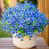AXYLEX outdoor artificial flowers bundles for porch or patio with lasting color