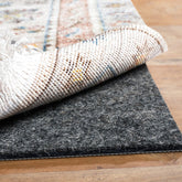 BAGAIL rug pad with 1/4 inch thick felt and natural rubber backing for secure grip.