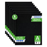 Bagean A115115 carbon pre-filter front view with coconut carbon for odor control.