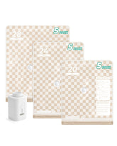 BAGSMART travel vacuum seal bags set with pump for compact packing on trips.