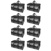 BALEINE 8-pack oversized moving bags with open top design for easy loading.