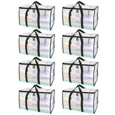 BALEINE oversized moving bags with clear panels and open top for easy loading.