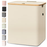 BALEINE laundry hamper with lid showing convenient access for laundry
