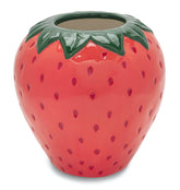 ban-do strawberry vase textured detailing enhances vibrant room decor