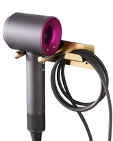 BANJEKT hair dryer holder wall mount demonstrates sleek stainless steel design for organized spaces