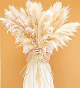 Bannifll pampas grass tall 46in decor for a dramatic entryway ambience.