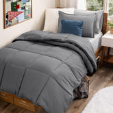 Bare Home bed-in-a-bag comforter close-up shows plush softness for cozy nights
