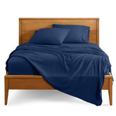 Bare Home queen flat sheet 90x102 offers smooth, breathable year-round comfort.