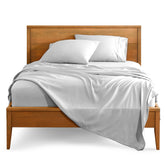 Bare Home queen flat sheet shown for all-season soft comfort