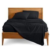 Bare Home queen sheet set with ultra-soft fabric for all-season comfort.