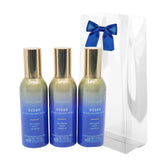 Bath & Body Works Ocean room spray 3-pack with blue bow, ideal for gifting
