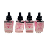 Bath & Body Works Sweet Pea Wallflowers four-pack close-up, long-lasting fragrance.