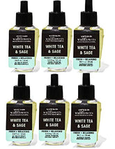 Bath & Body Works Wallflowers White Tea & Sage 6-pack refill for continuous room fragrance