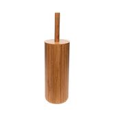 Bath Bliss rounded natural bamboo toilet bowl brush adds discreet cleanliness to your bathroom.