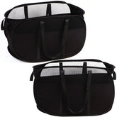 BATTOO 2pcs collapsible laundry baskets open for easy sorting and transport