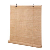 Bayue bamboo blinds in living room diffuse warm natural light