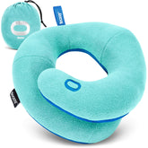 BCOZZY Kids pillow with neck and chin support for car seats and planes.
