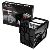 BCW Magazine Bin lid view with end slots for easy labeling.