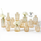 BEAHOT gold bud vase set with varied shapes for elegant centerpieces
