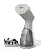 BEAUTURAL steamer heat-up-25s shows rapid wrinkle removal on fabrics.