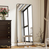 BEAUTYPEAK black full-length mirror front view for outfits and clear reflections