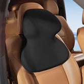 BEBAS car headrest pillow memory foam close-up showing supportive structure for neck comfort.