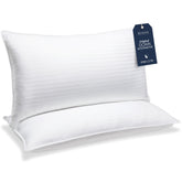 Beckham Hotel Collection king pillow close-up of soft cover for luxurious comfort