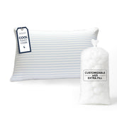 Beckham Hotel Collection Summer Sanctuary Queen Pillow with cooling cover for a refreshed night