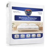 Bed Bug Blocker all-in-one mattress protector encasing a twin XL mattress for full protection
