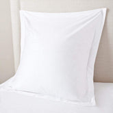 Beddingstar Euro Sham 26x26 front view shows crisp white pillow covers for a polished bed.