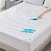Bedlore waterproof mattress protector full-size with deep pocket protects against spills