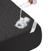 BEDLORE waterproof mattress protector full-size; smooth surface offers reliable protection.