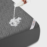 BEDLORE waterproof mattress protector for RV queen, 6-18 inch depth, protects against spills.
