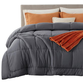 Bedsure comforter duvet insert with box-stitch design providing even warmth