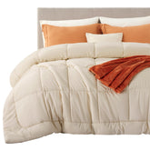 Bedsure king-size duvet insert with box-stitch for even warmth and loft.
