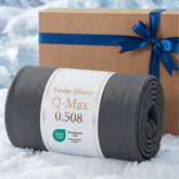 Bedsure cooling blanket on a bed for cool, refreshing summer nights