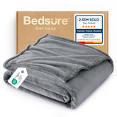 Bedsure GentleSoft blanket closeup fleece texture for cozy warmth