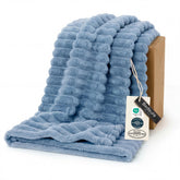 Bedsure Gentlesoft fall throw closeup fabric, ultra-soft microfiber for cozy year-round comfort