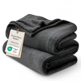 Bedsure GentleSoft fleece blanket close-up texture for plush warmth